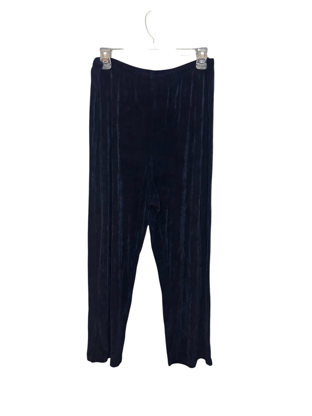Citiknits Navy Blue Pull On Pants travel Women’s Large Made in USA